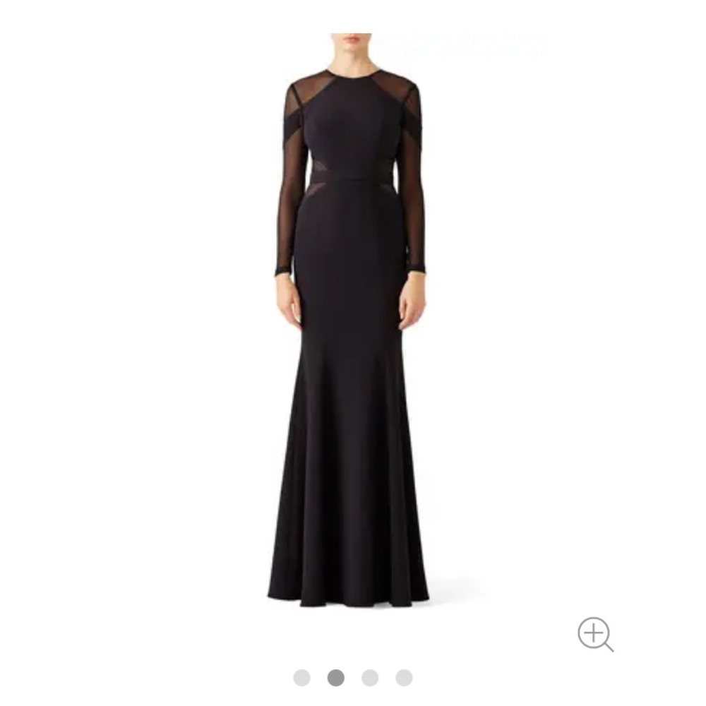 Jay Godfrey Black Carnegie Gown, Size 0, Petite